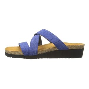 Naot Naomi Denim Blue Cork Sandals 42
